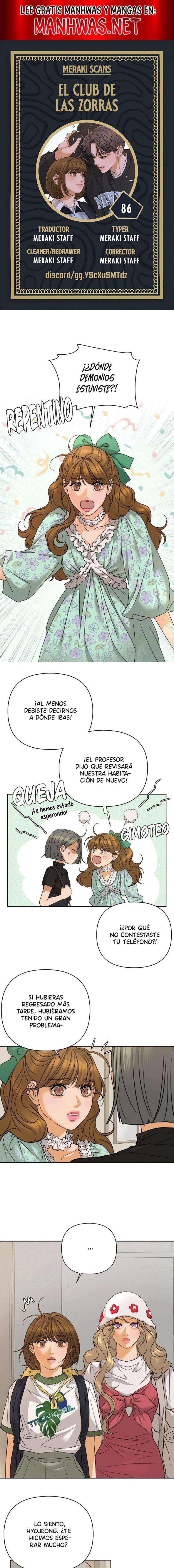 El club de las Zorras Audaces Capítulo 86 - Page 1