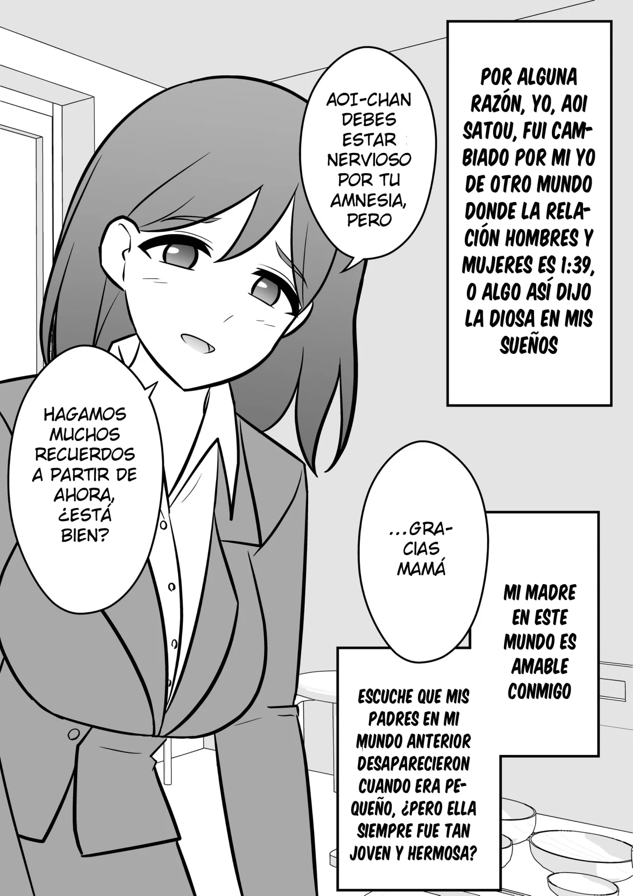 Danjohi 1:39 No Heikou Sekai Wa Omoi No Hoka Futsuu Capítulo 1 - Page 2