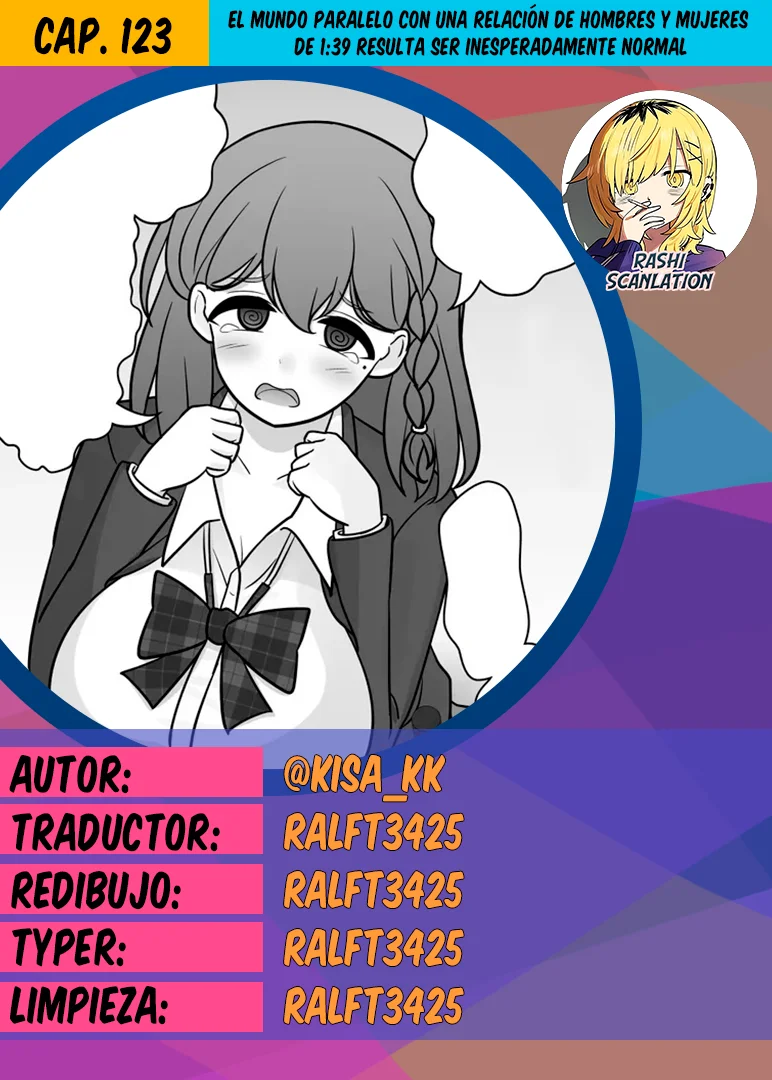 Danjohi 1:39 No Heikou Sekai Wa Omoi No Hoka Futsuu Capítulo 123 - Page 1