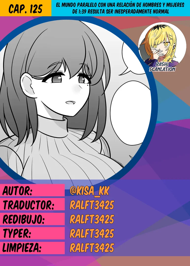 Danjohi 1:39 No Heikou Sekai Wa Omoi No Hoka Futsuu Capítulo 125 - Page 1