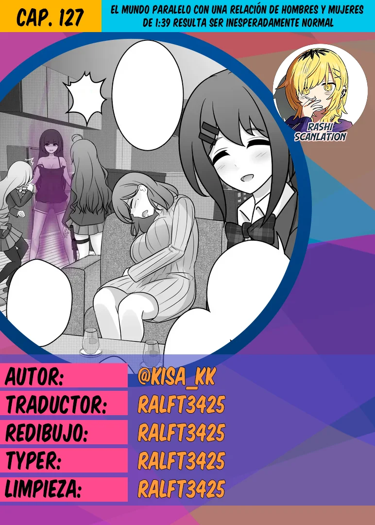 Danjohi 1:39 No Heikou Sekai Wa Omoi No Hoka Futsuu Capítulo 127 - Page 1