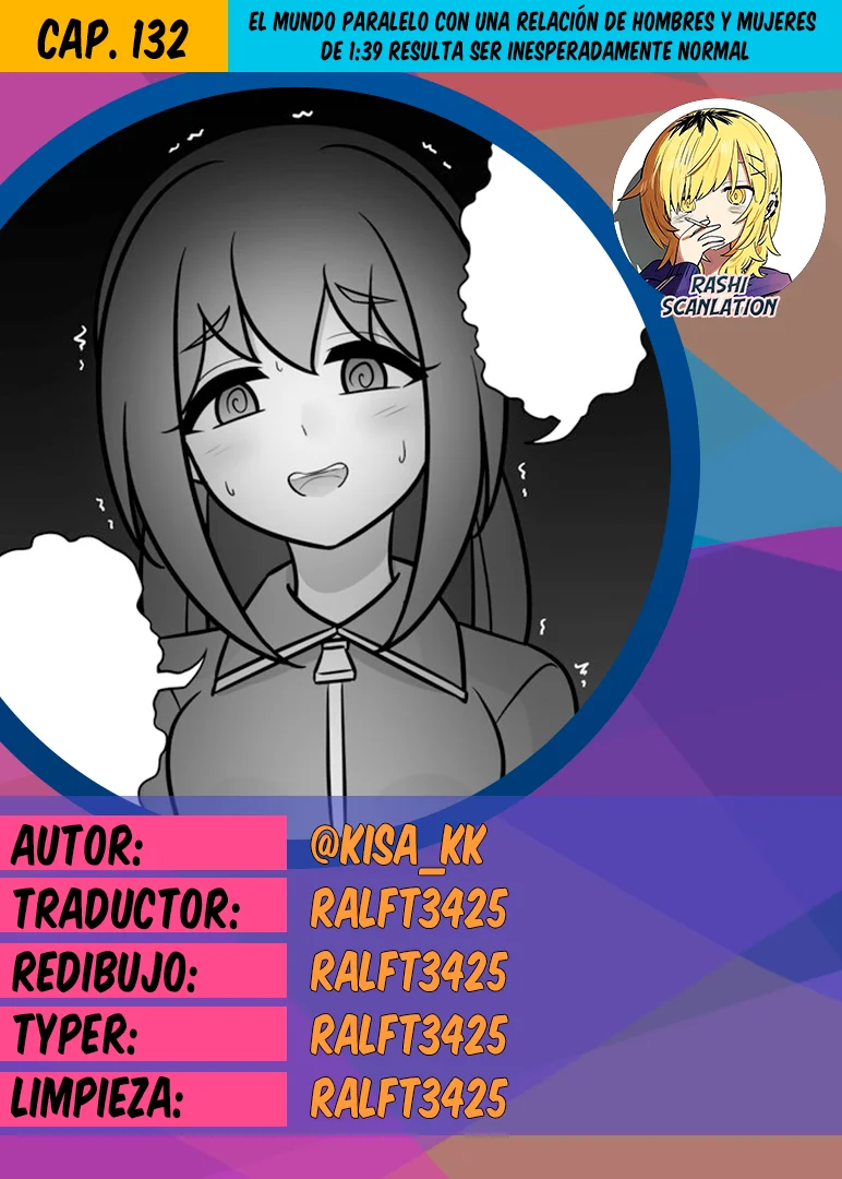 Danjohi 1:39 No Heikou Sekai Wa Omoi No Hoka Futsuu Capítulo 132 - Page 1