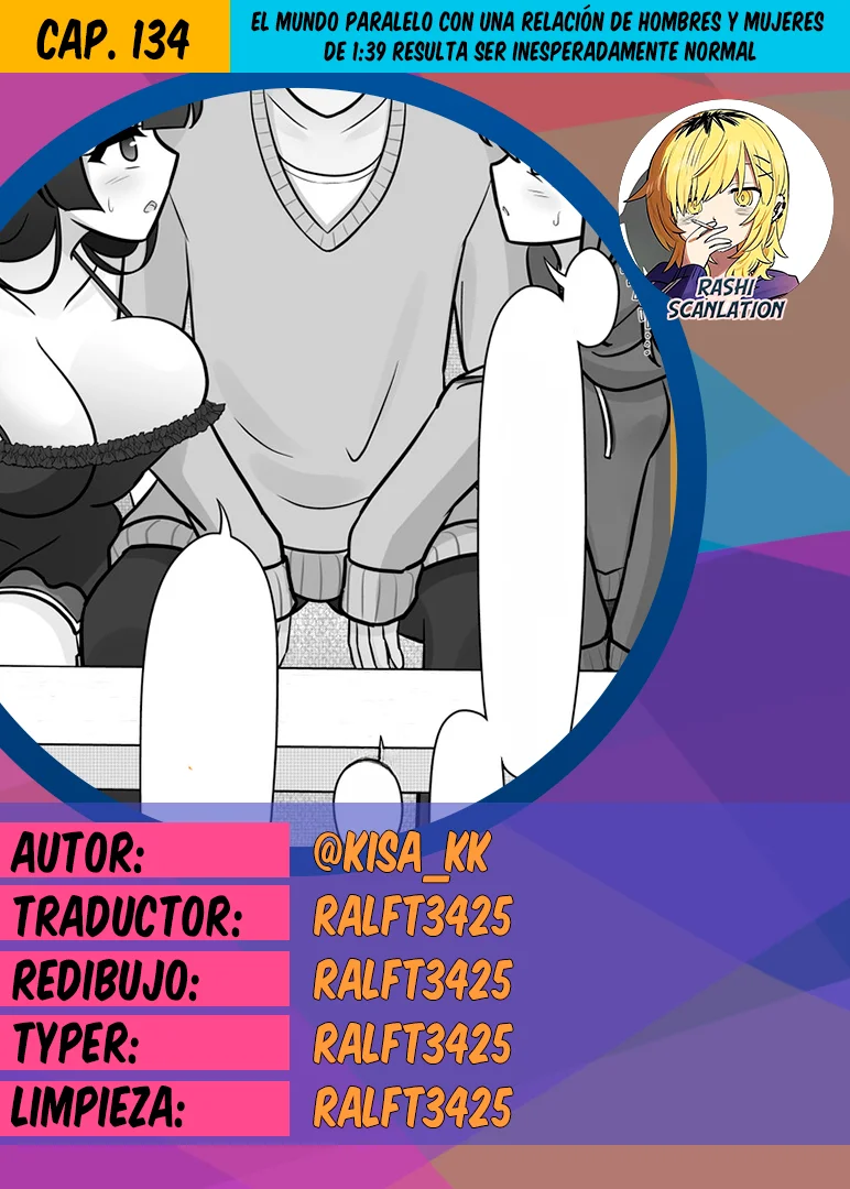 Danjohi 1:39 No Heikou Sekai Wa Omoi No Hoka Futsuu Capítulo 134 - Page 1