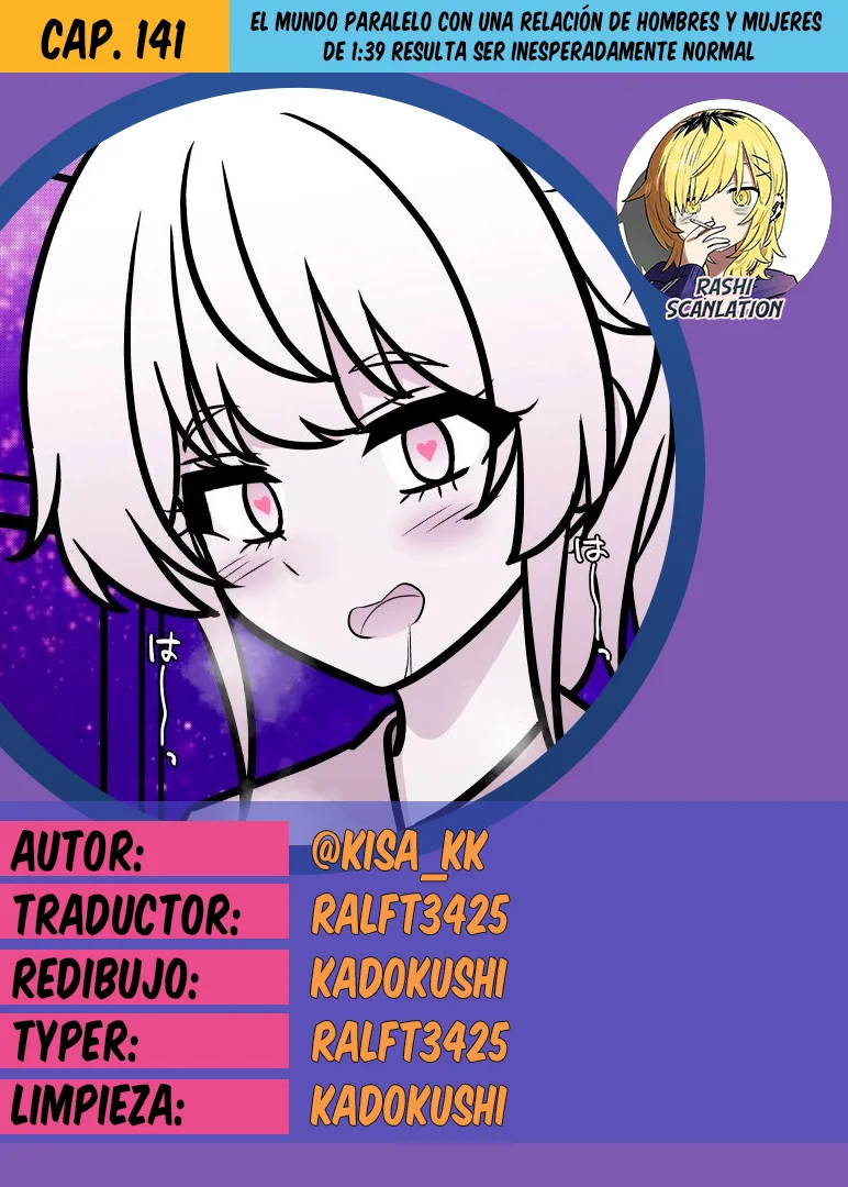 Danjohi 1:39 No Heikou Sekai Wa Omoi No Hoka Futsuu Capítulo 141 - Page 1