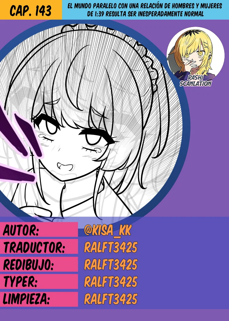 Danjohi 1:39 No Heikou Sekai Wa Omoi No Hoka Futsuu Capítulo 143 - Page 1