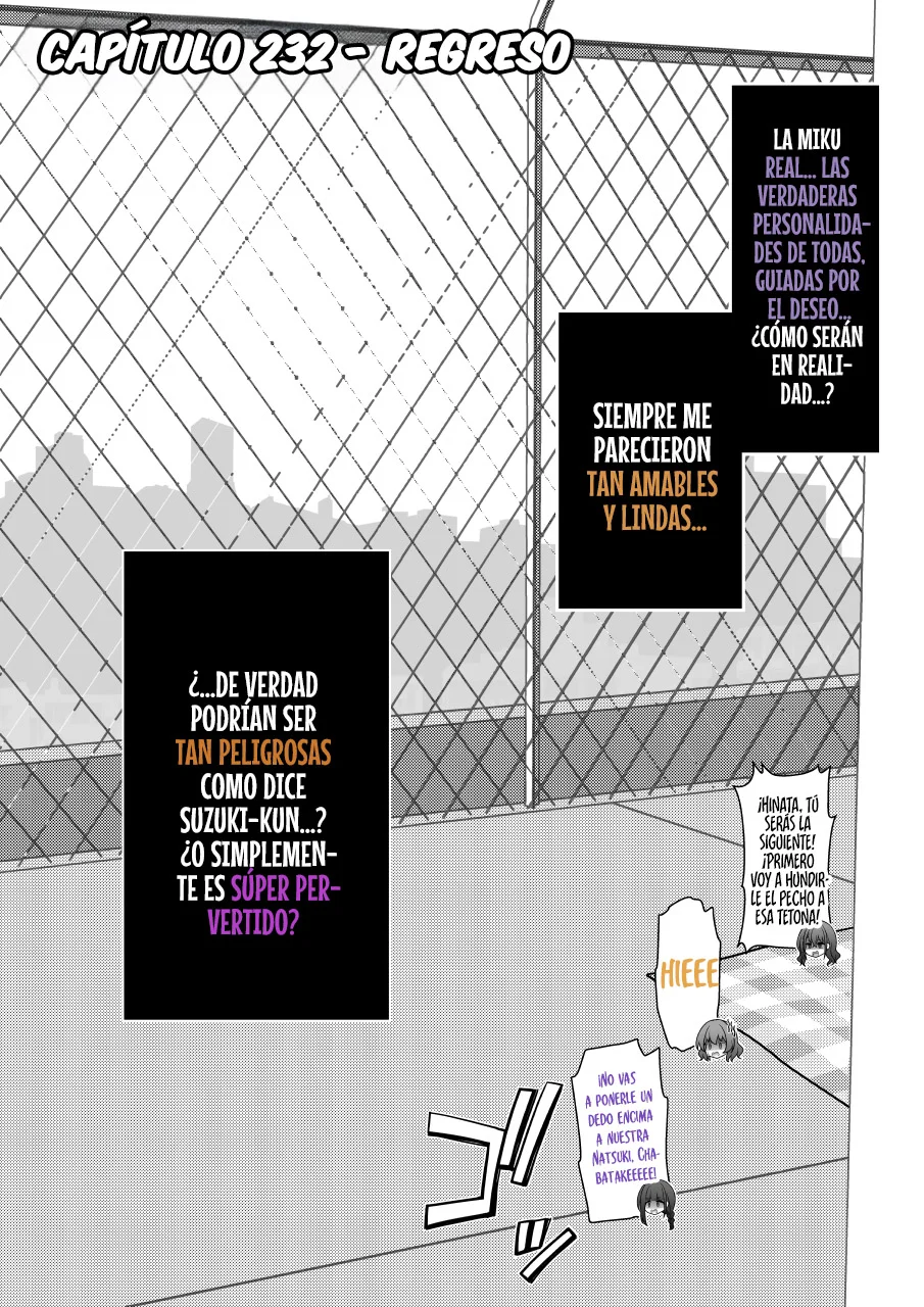 Danjohi 1:39 No Heikou Sekai Wa Omoi No Hoka Futsuu Capítulo 232 - Page 3