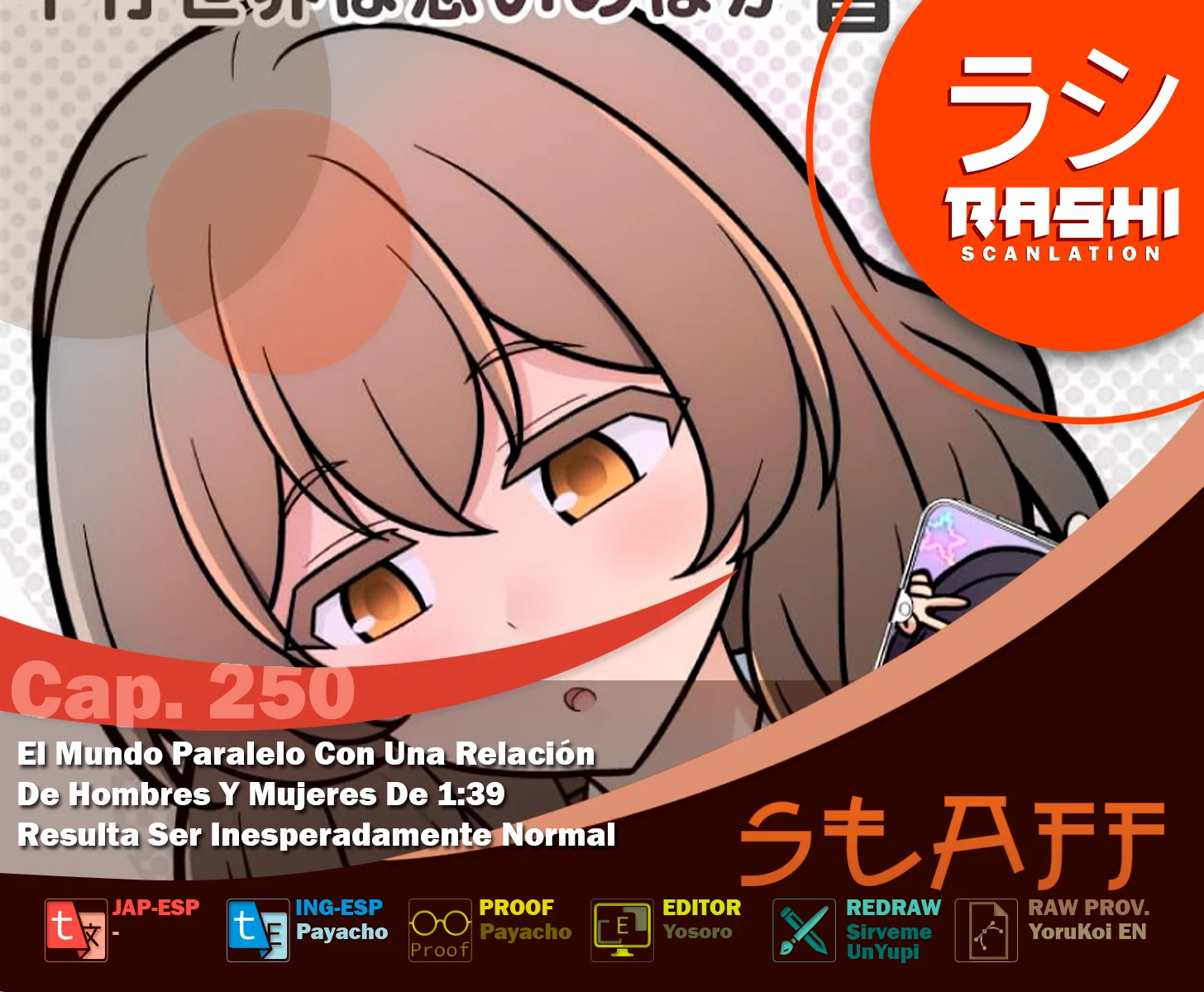 Danjohi 1:39 No Heikou Sekai Wa Omoi No Hoka Futsuu Capítulo 250 - Page 1