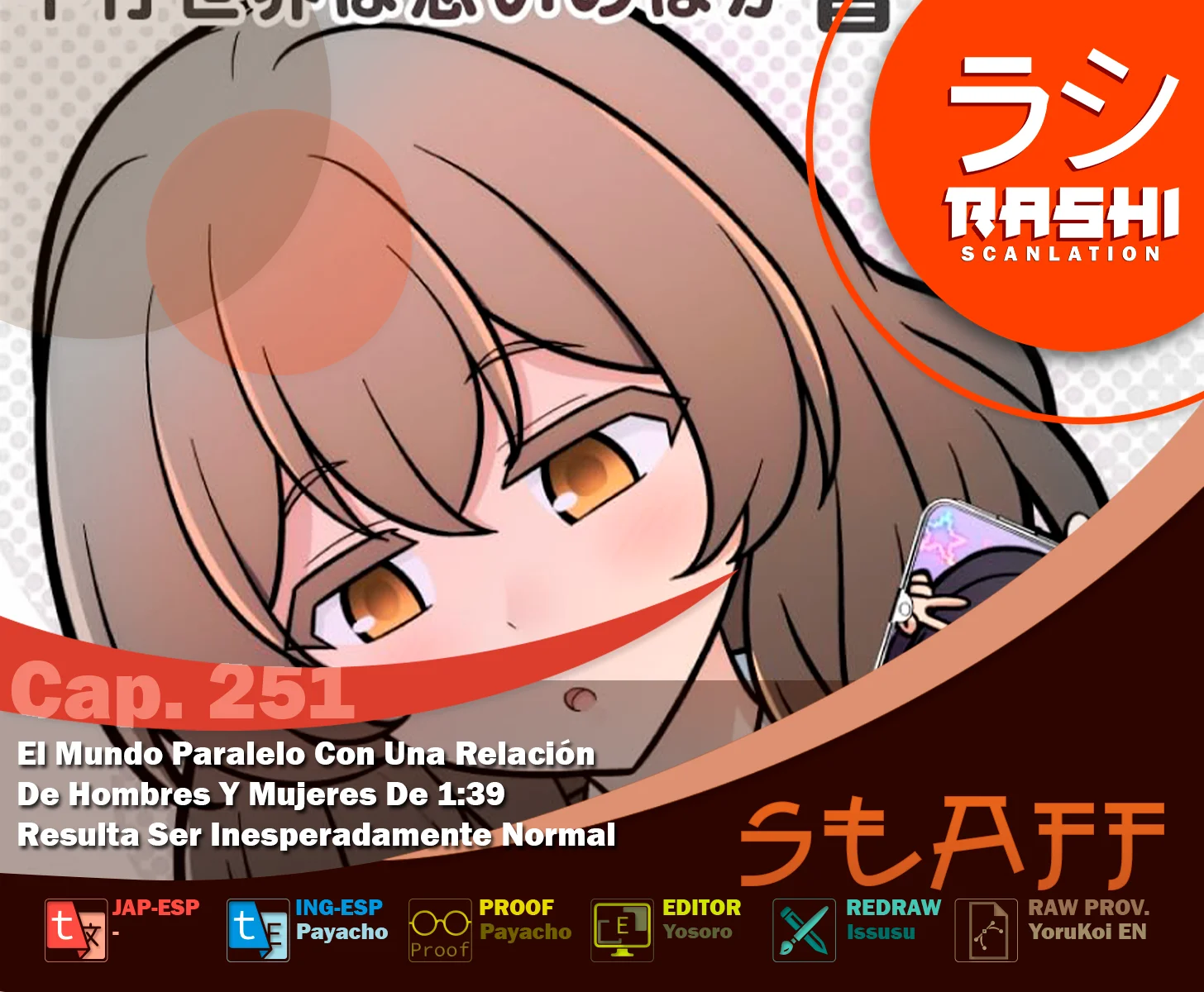 Danjohi 1:39 No Heikou Sekai Wa Omoi No Hoka Futsuu Capítulo 251 - Page 1