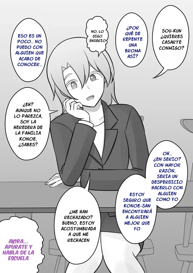 Danjohi 1:39 No Heikou Sekai Wa Omoi No Hoka Futsuu Capítulo 40 - Page 2