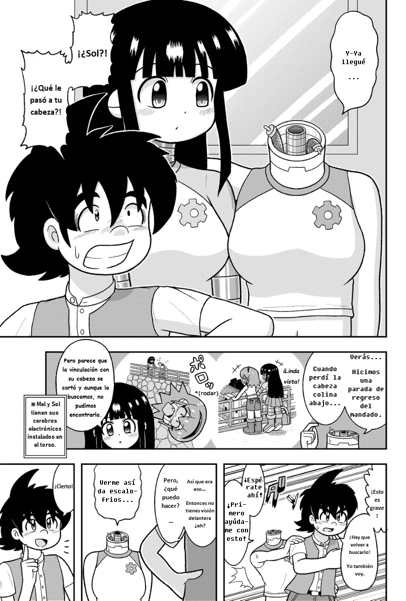 ¡Las maravillas de acero, Mel y Sol! Capítulo 14 - Page 1