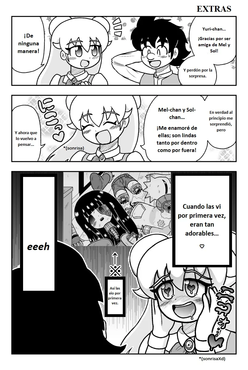 ¡Las maravillas de acero, Mel y Sol! Capítulo 2.5 - Page 1