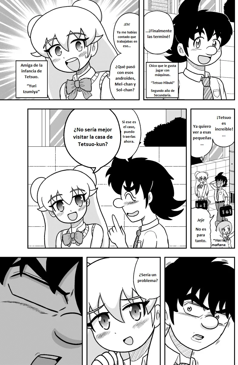 ¡Las maravillas de acero, Mel y Sol! Capítulo 2 - Page 1