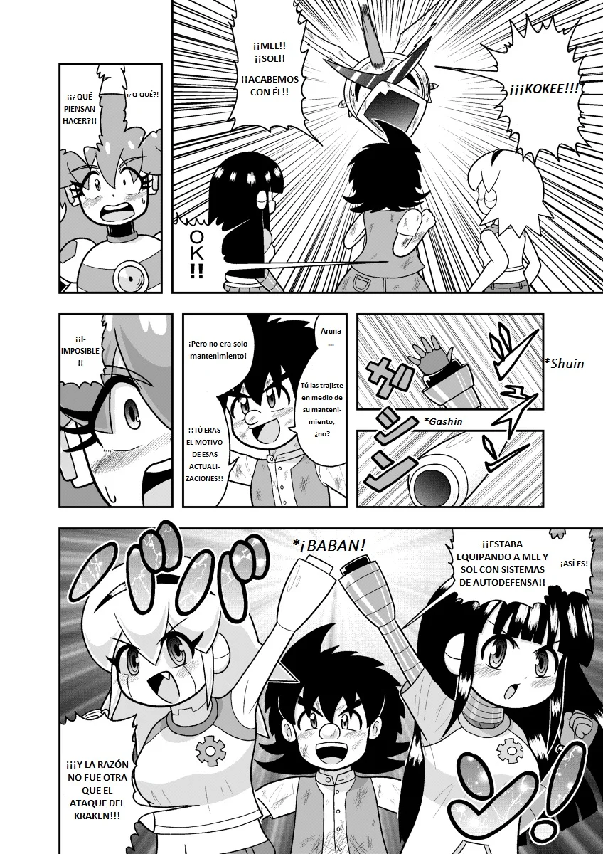 ¡Las maravillas de acero, Mel y Sol! Capítulo 5 - Page 24