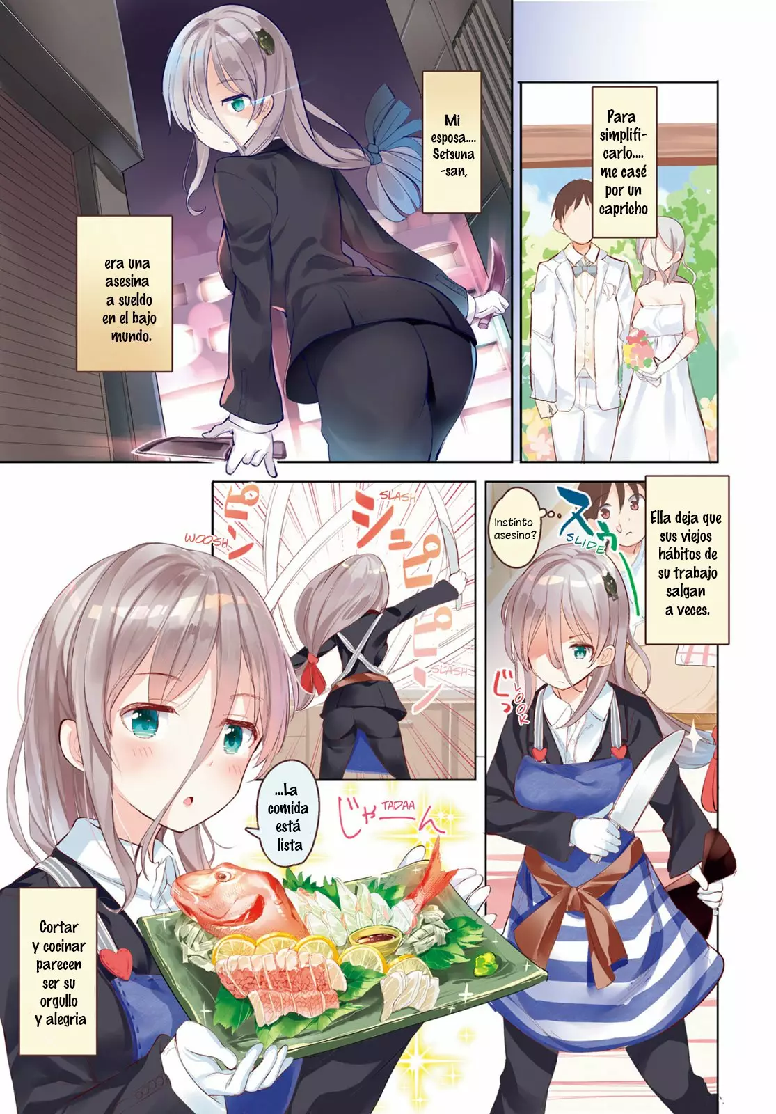 Haikei… Koroshiya-san to Kekkon Shimashita Capítulo 1 - Page 2