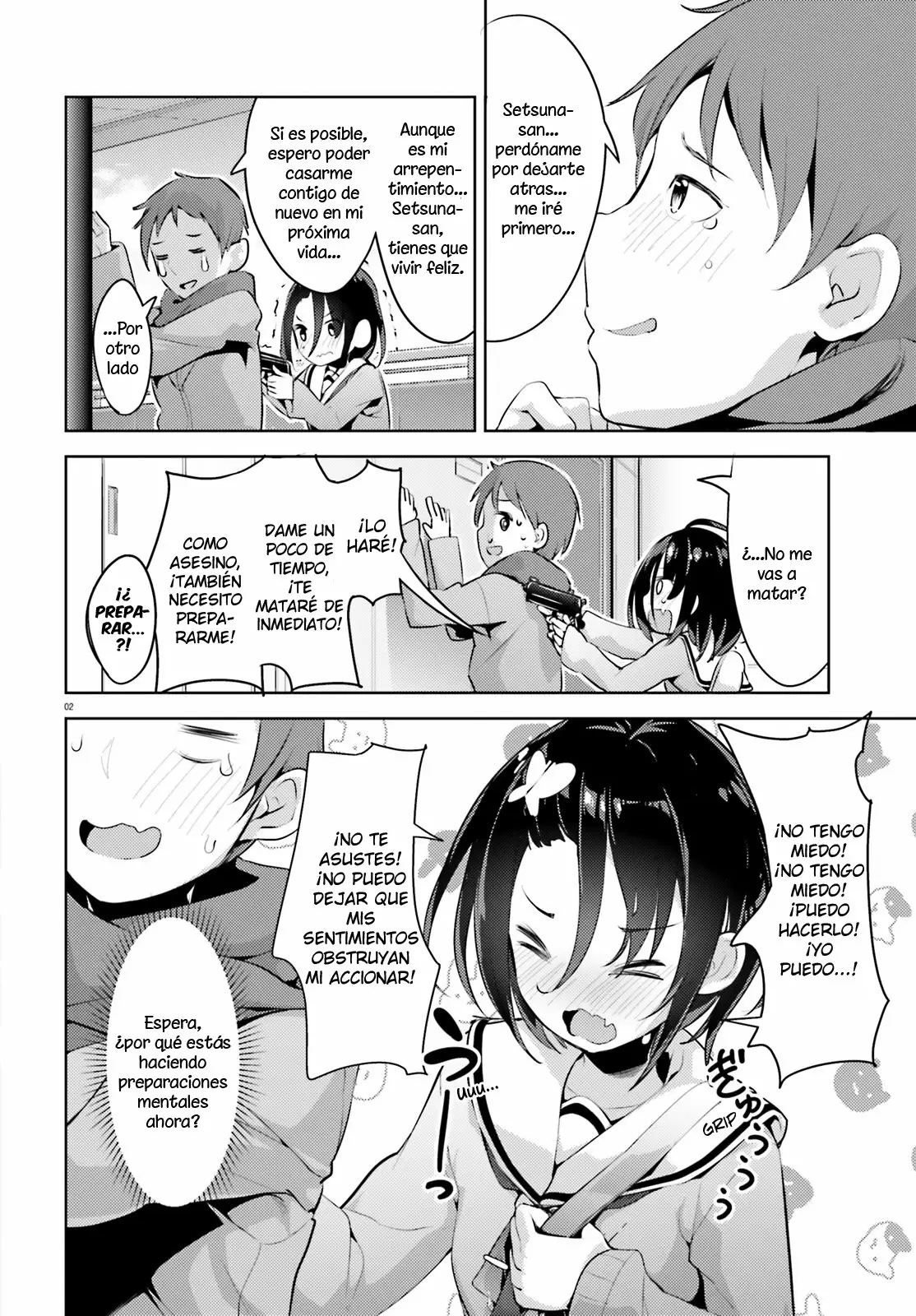 Haikei… Koroshiya-san to Kekkon Shimashita Capítulo 4 - Page 3