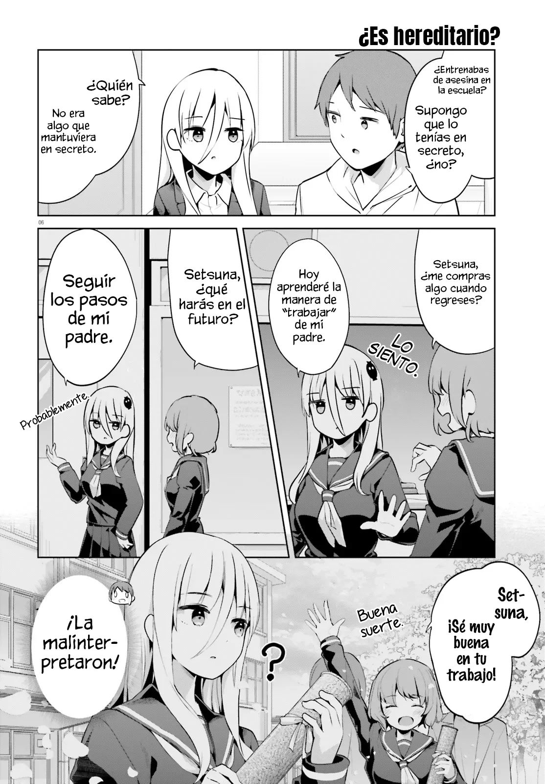 Haikei… Koroshiya-san to Kekkon Shimashita Capítulo 54 - Page 8