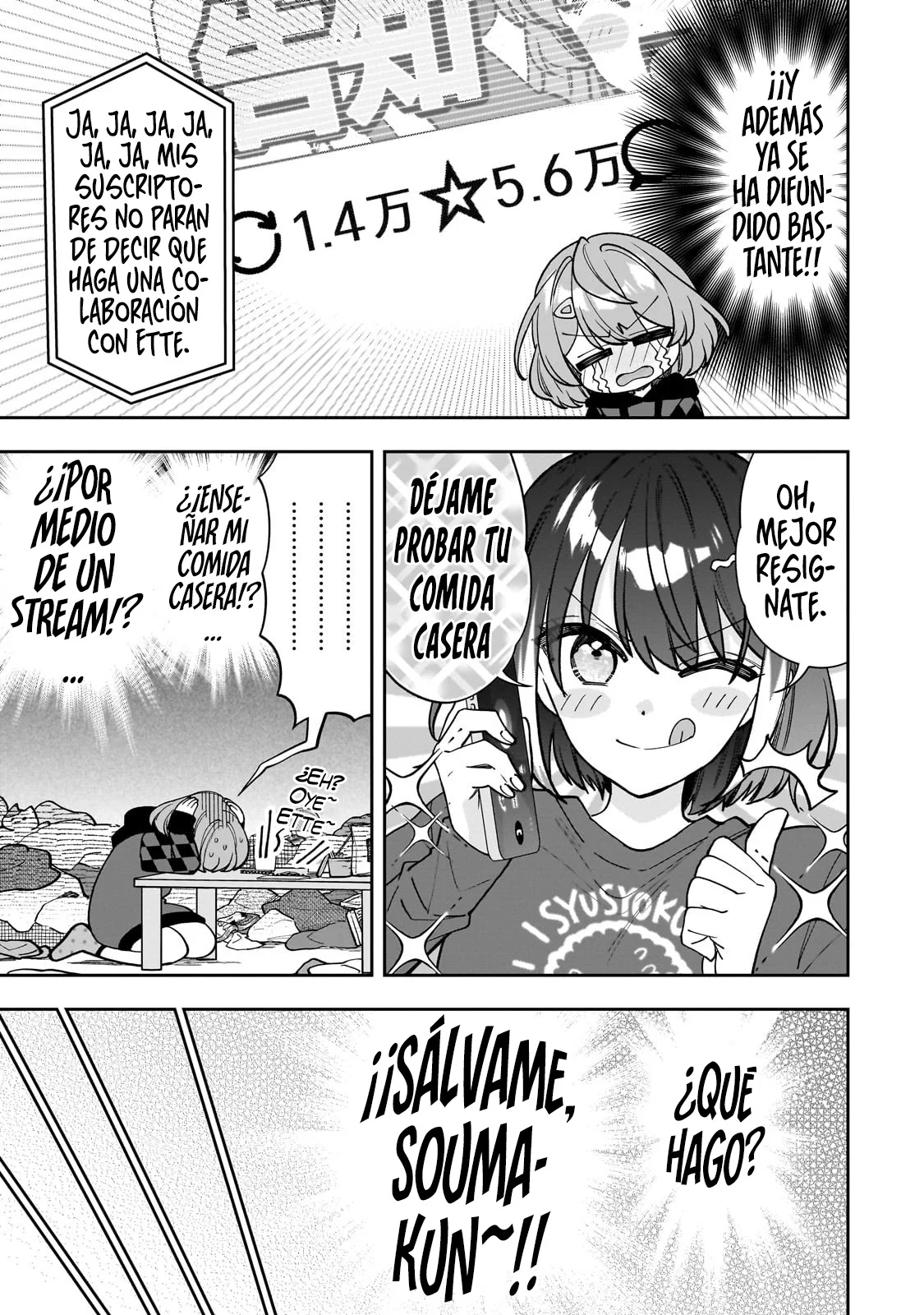 Netto no “Oshi” to Riaru no “Oshi” ga Tonari ni Hikkoshite Kita Capítulo 10.2 - Page 10