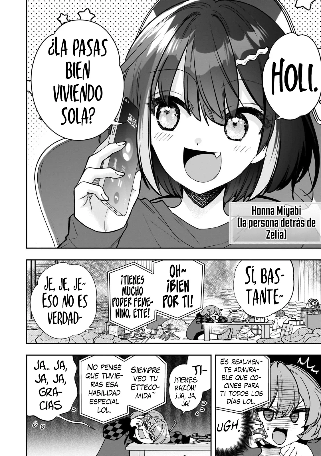 Netto no “Oshi” to Riaru no “Oshi” ga Tonari ni Hikkoshite Kita Capítulo 10.2 - Page 5