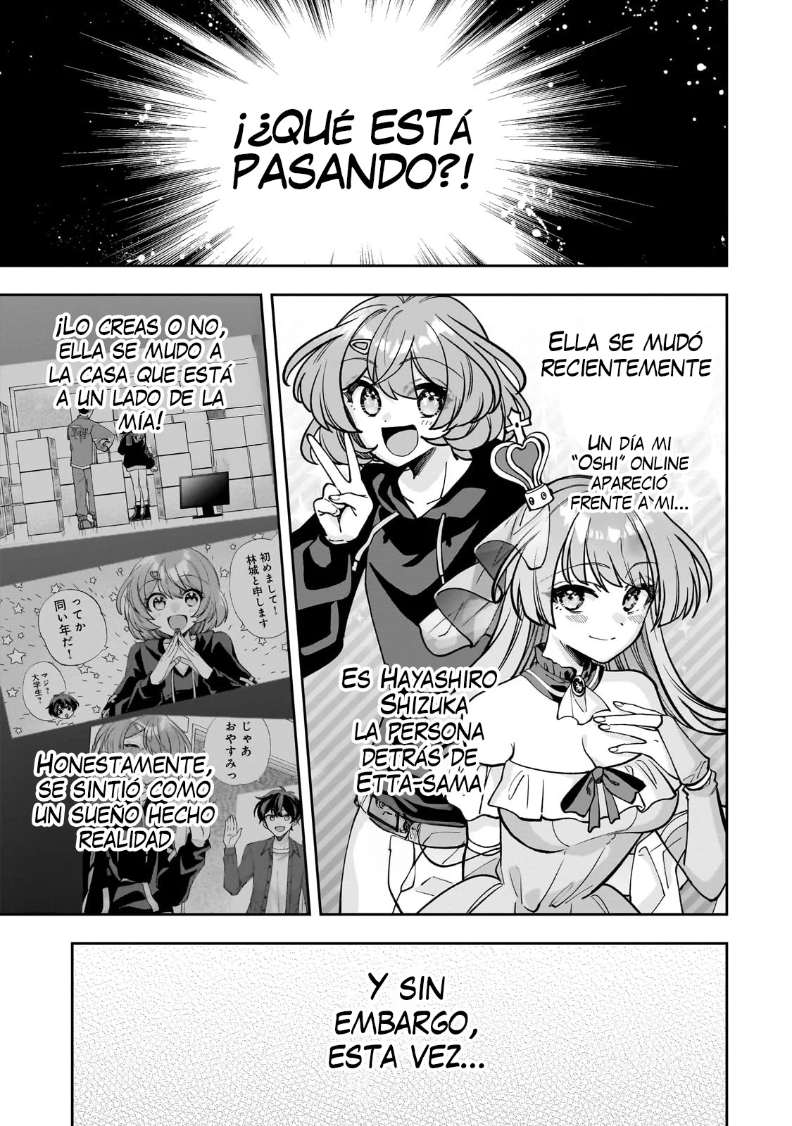 Netto no “Oshi” to Riaru no “Oshi” ga Tonari ni Hikkoshite Kita Capítulo 6.1 - Page 2