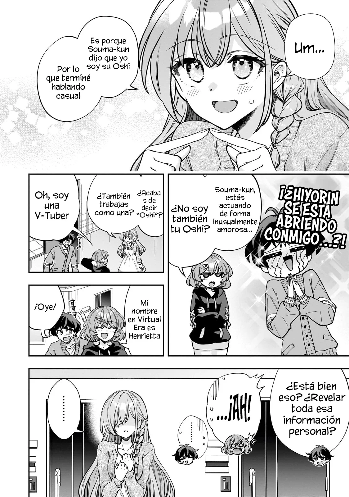 Netto no “Oshi” to Riaru no “Oshi” ga Tonari ni Hikkoshite Kita Capítulo 6.1 - Page 9