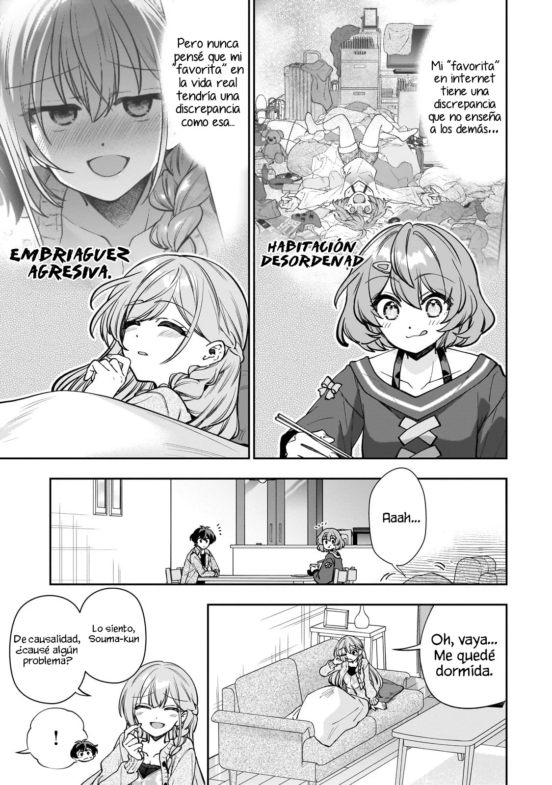 Netto no “Oshi” to Riaru no “Oshi” ga Tonari ni Hikkoshite Kita Capítulo 7.2 - Page 9