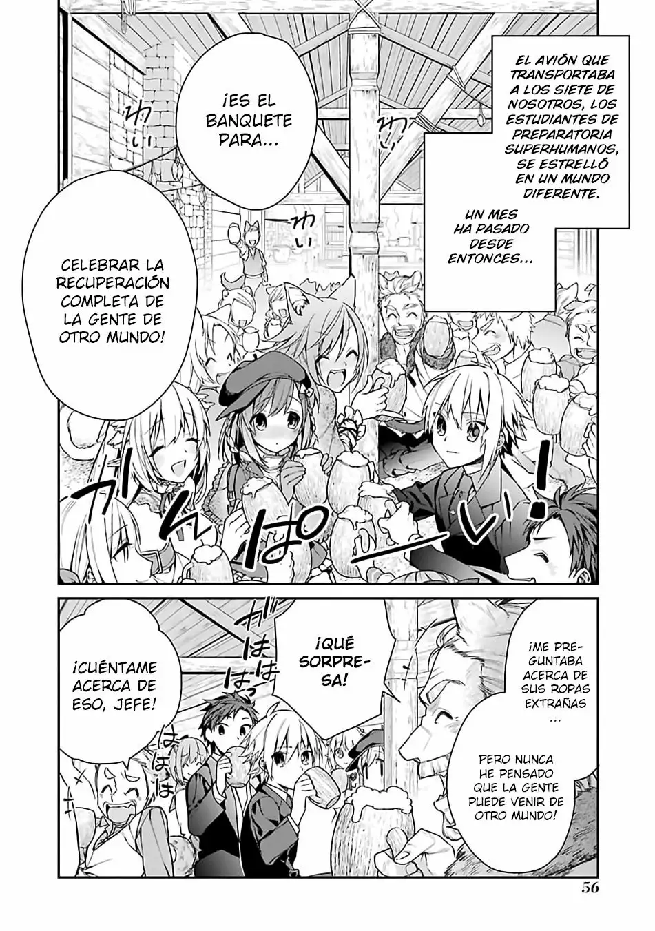 Choujin Koukousei-tachi wa Isekai demo Yoyuu de Ikinuku you desu Capítulo 3 - Page 3