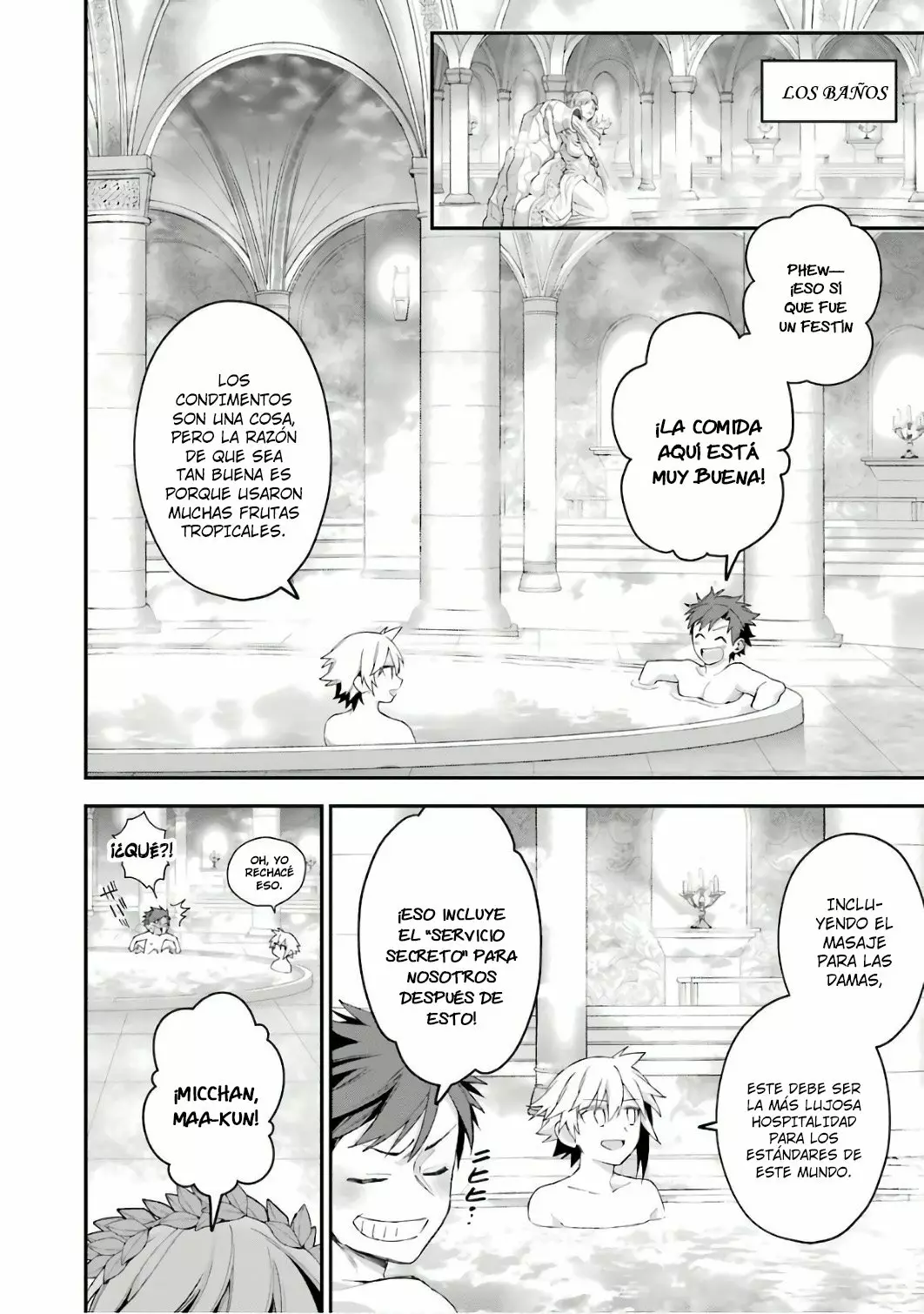 Choujin Koukousei-tachi wa Isekai demo Yoyuu de Ikinuku you desu Capítulo 32 - Page 12