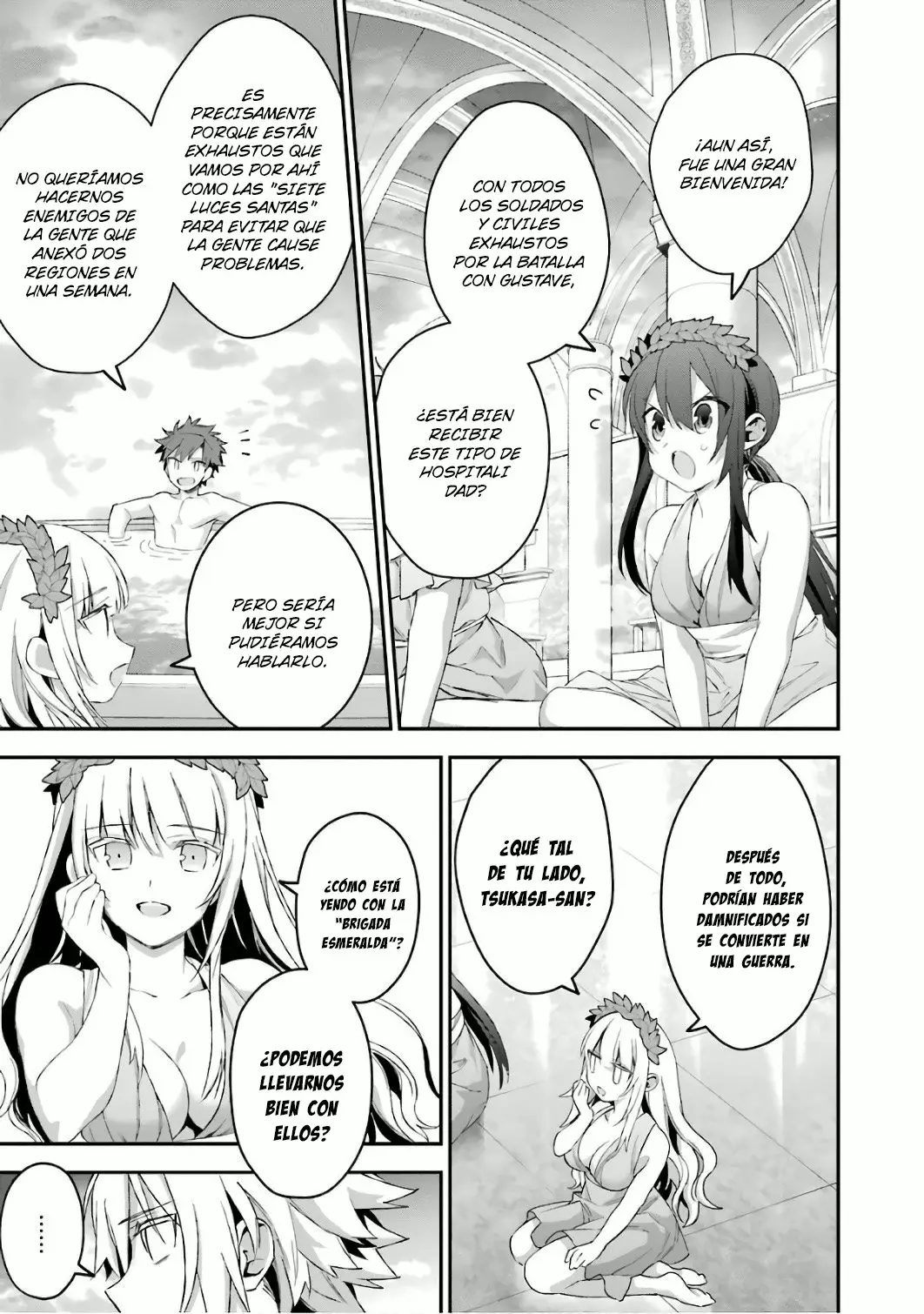Choujin Koukousei-tachi wa Isekai demo Yoyuu de Ikinuku you desu Capítulo 32 - Page 15