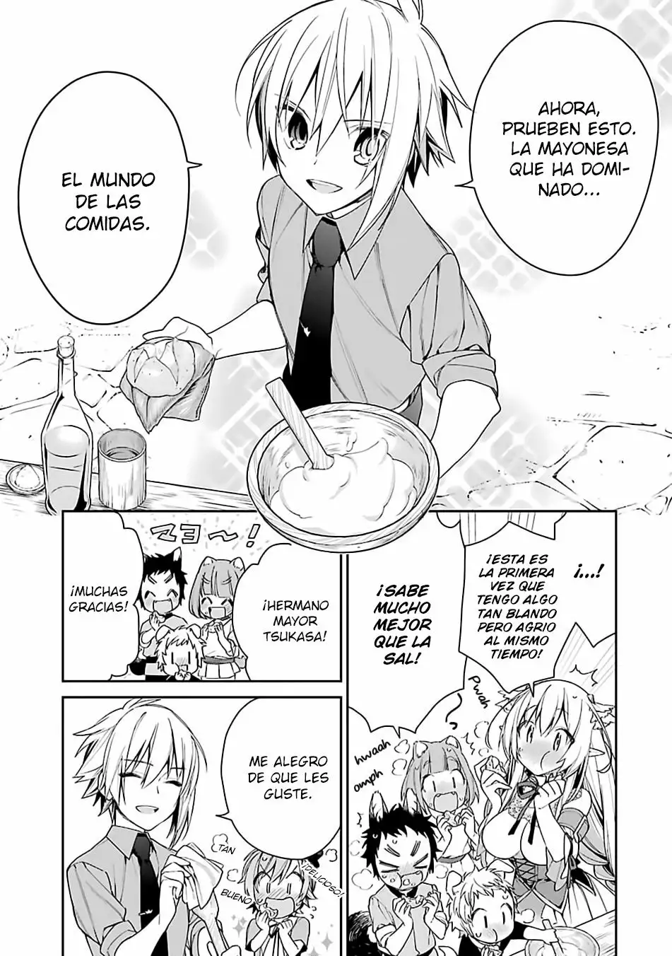 Choujin Koukousei-tachi wa Isekai demo Yoyuu de Ikinuku you desu Capítulo 4 - Page 7