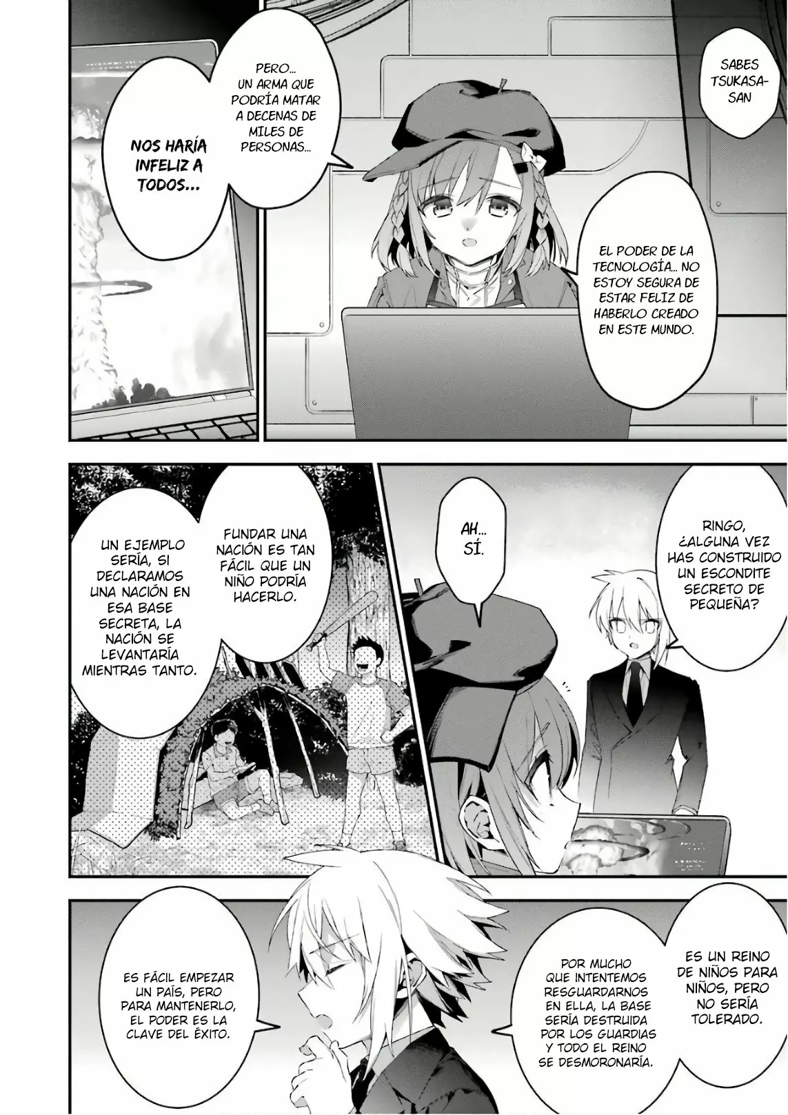 Choujin Koukousei-tachi wa Isekai demo Yoyuu de Ikinuku you desu Capítulo 44 - Page 5