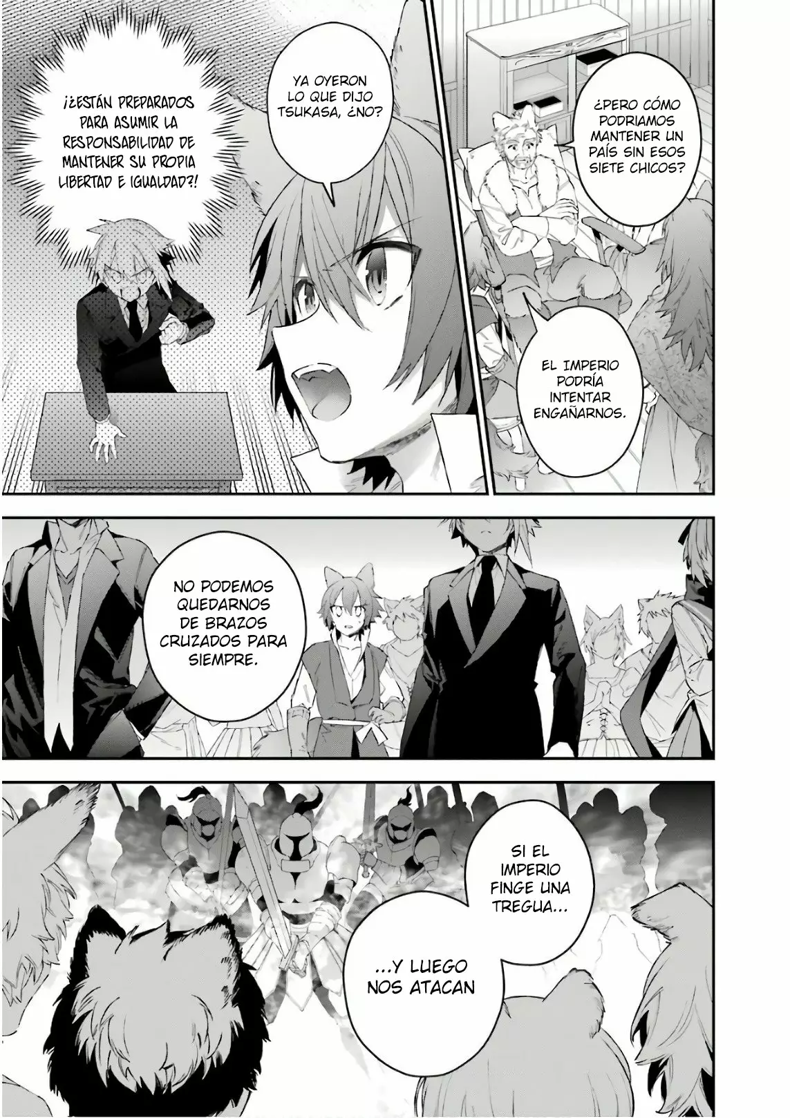 Choujin Koukousei-tachi wa Isekai demo Yoyuu de Ikinuku you desu Capítulo 46 - Page 8