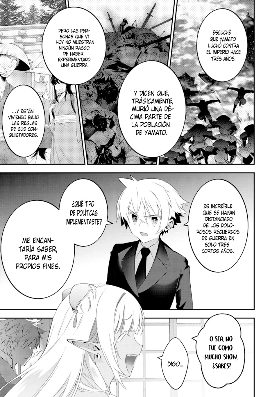 Choujin Koukousei-tachi wa Isekai demo Yoyuu de Ikinuku you desu Capítulo 69 - Page 21