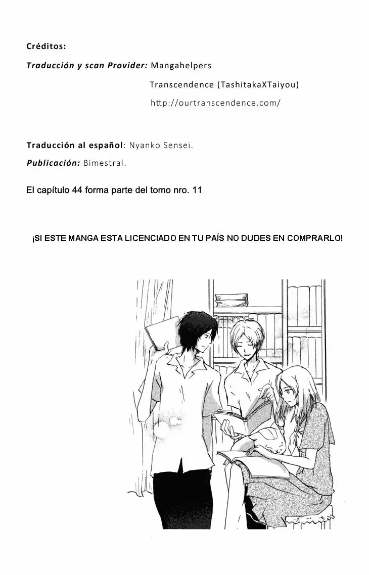 Natsume Yuujinchou Capítulo 44 - Page 3