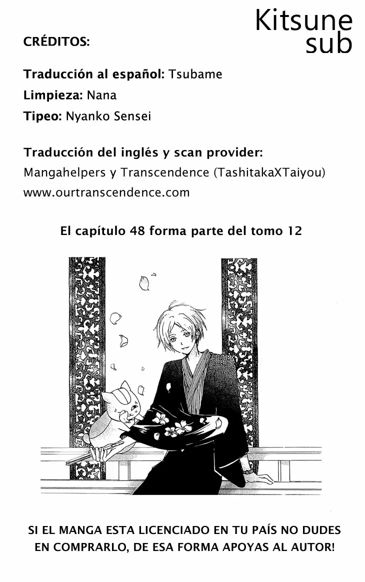 Natsume Yuujinchou Capítulo 48 - Page 2