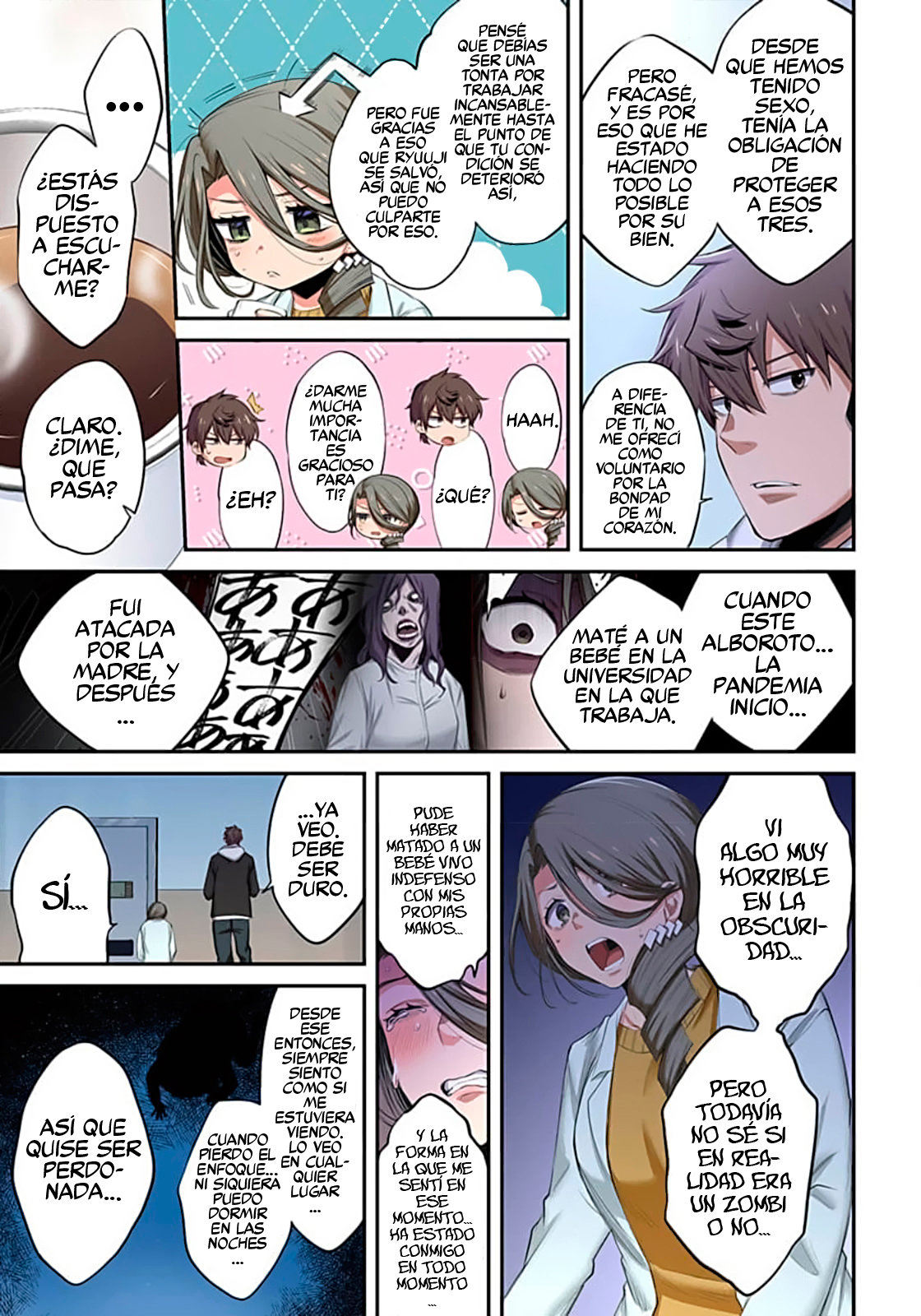 En un mundo infestado por zombies, soy el único que no soy atacado por ellos español Capítulo 16 - Page 16