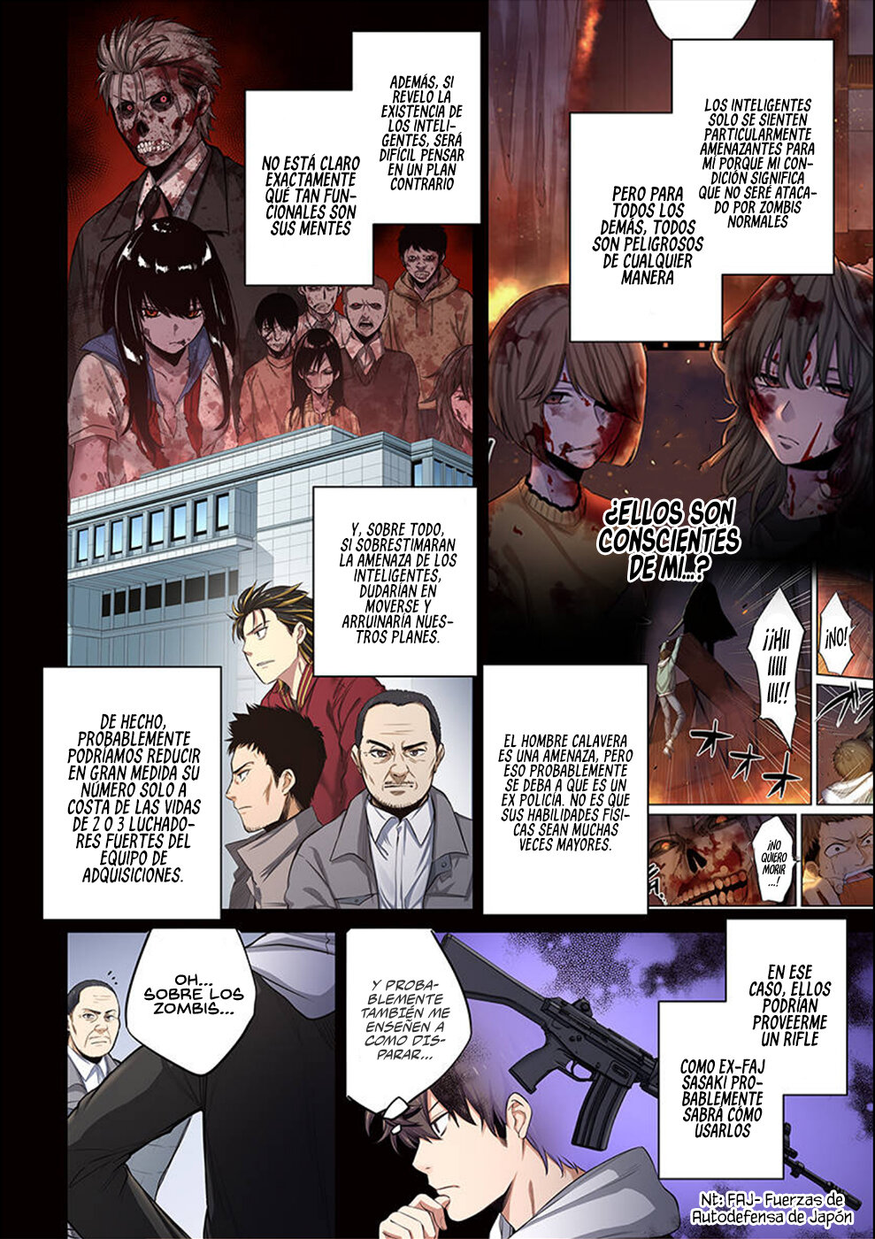 En un mundo infestado por zombies, soy el único que no soy atacado por ellos español Capítulo 18 - Page 11