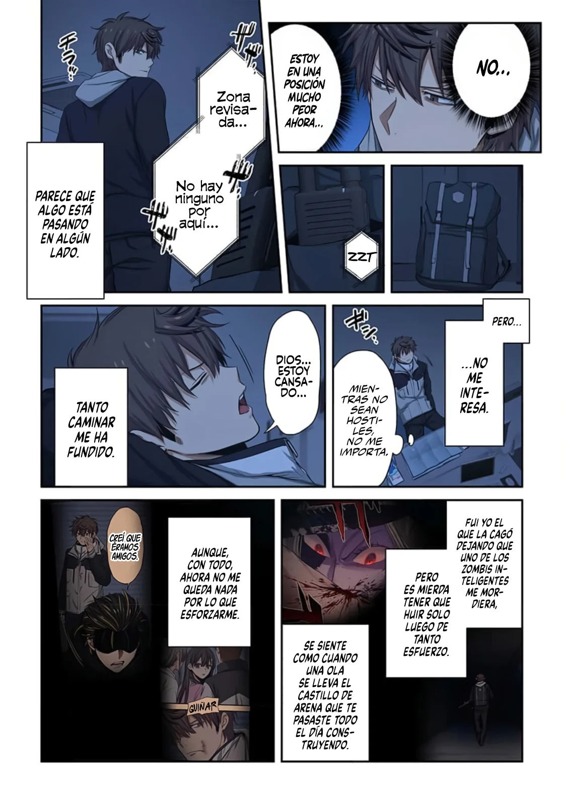 En un mundo infestado por zombies, soy el único que no soy atacado por ellos español Capítulo 31 - Page 9