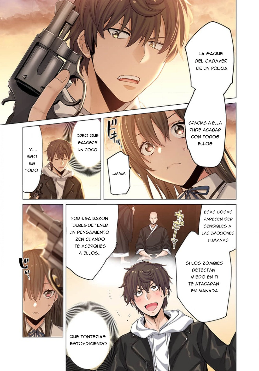 En un mundo infestado por zombies, soy el único que no soy atacado por ellos español Capítulo 4 - Page 10