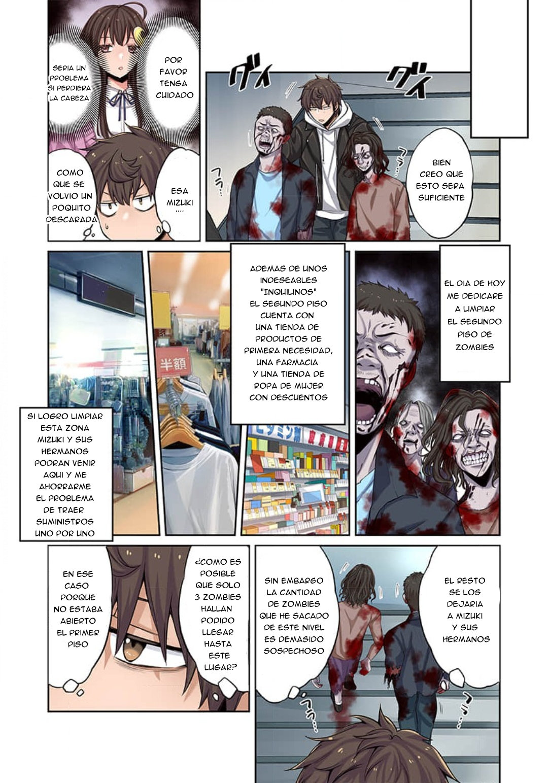 En un mundo infestado por zombies, soy el único que no soy atacado por ellos español Capítulo 5 - Page 8