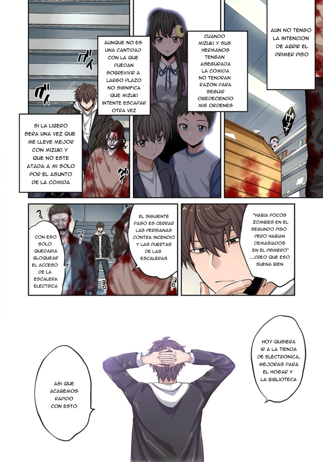 En un mundo infestado por zombies, soy el único que no soy atacado por ellos español Capítulo 5 - Page 9