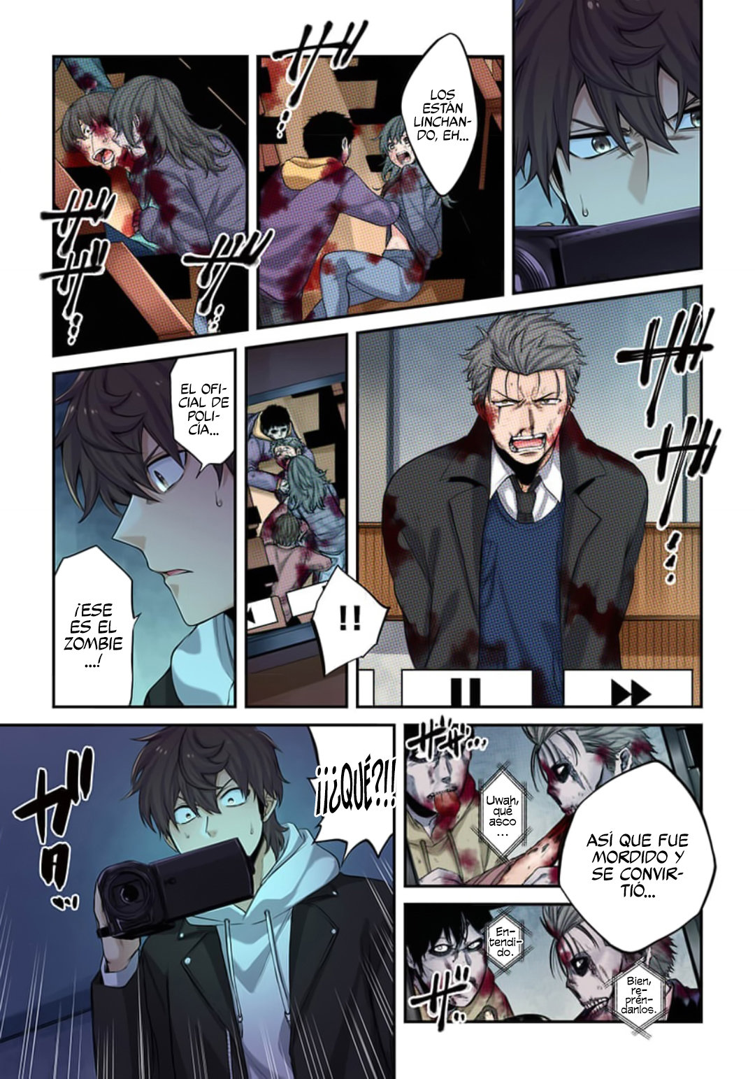 En un mundo infestado por zombies, soy el único que no soy atacado por ellos español Capítulo 7 - Page 12