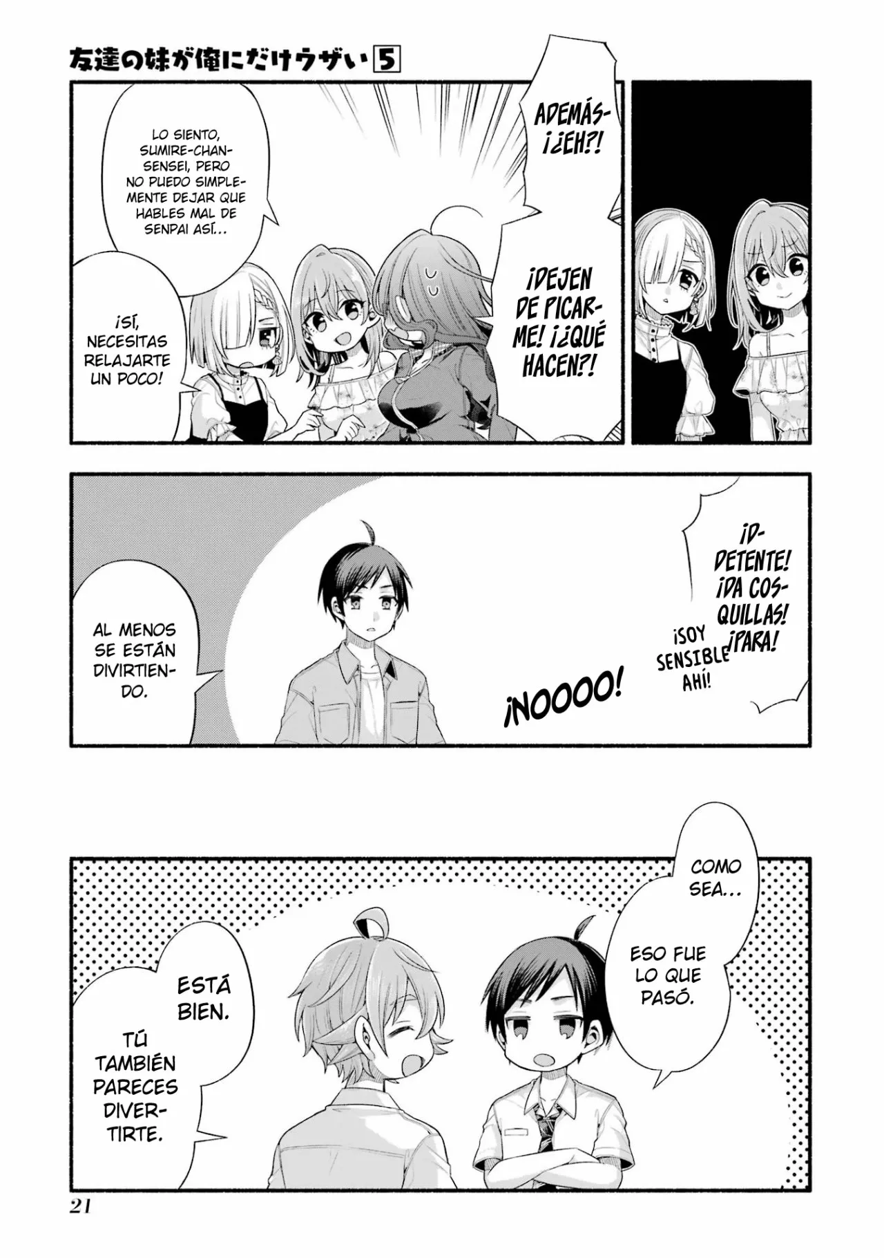 Tomodachi no Imouto ga Ore ni Dake Uzai Capítulo 21 - Page 21