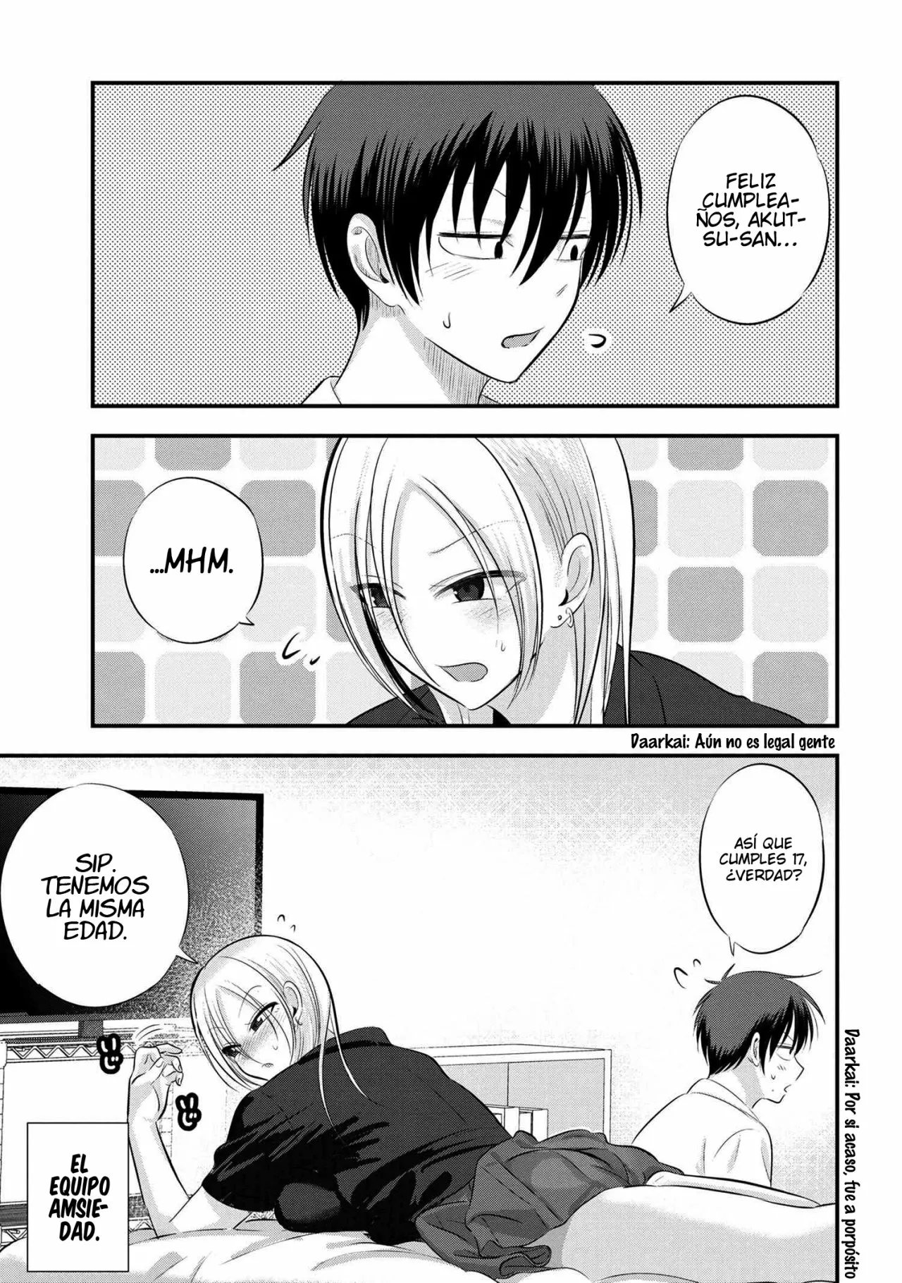 Por favor ve a casa, ¡Akutsu-san! Capítulo 104 - Page 3