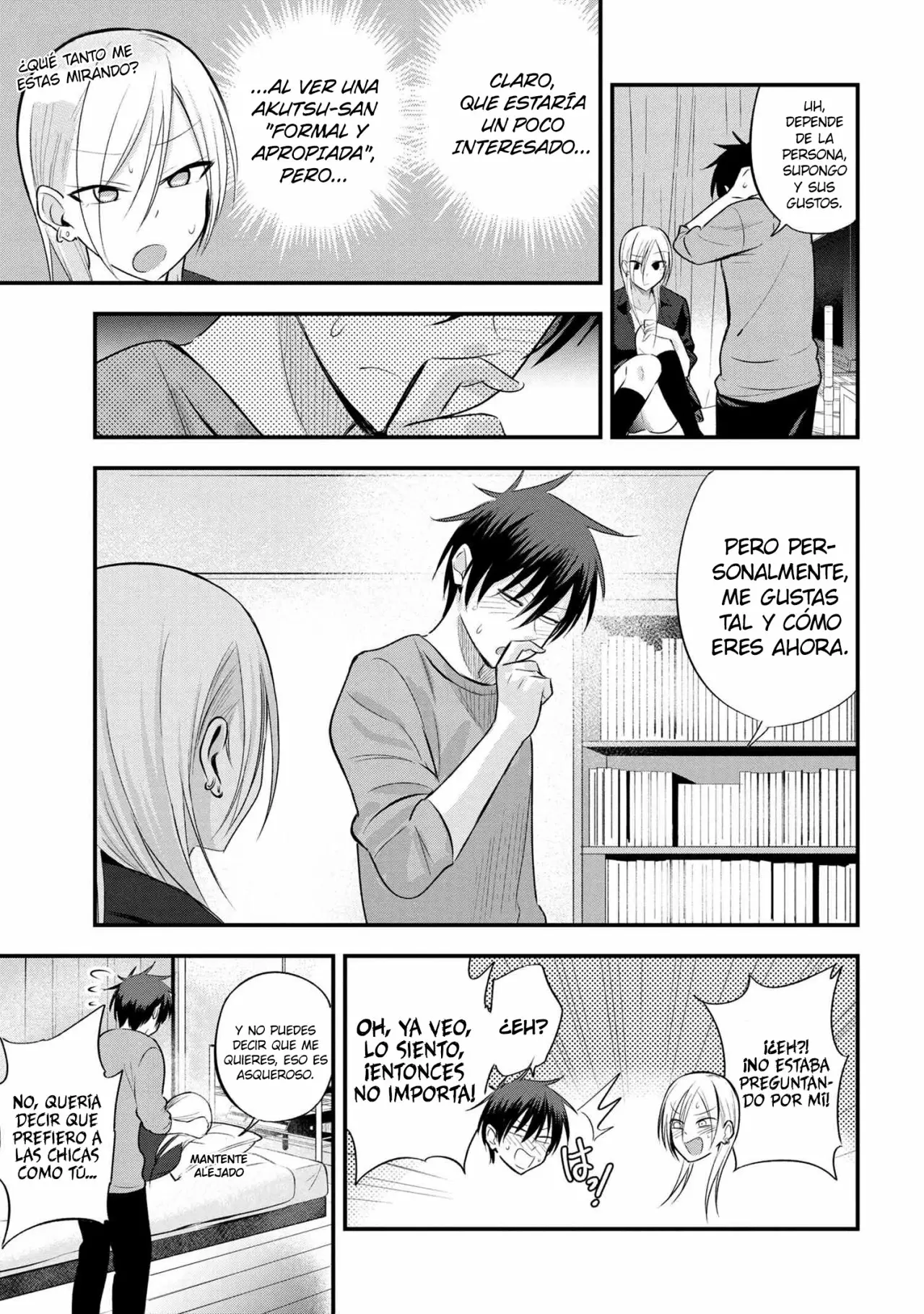 Por favor ve a casa, ¡Akutsu-san! Capítulo 38 - Page 4