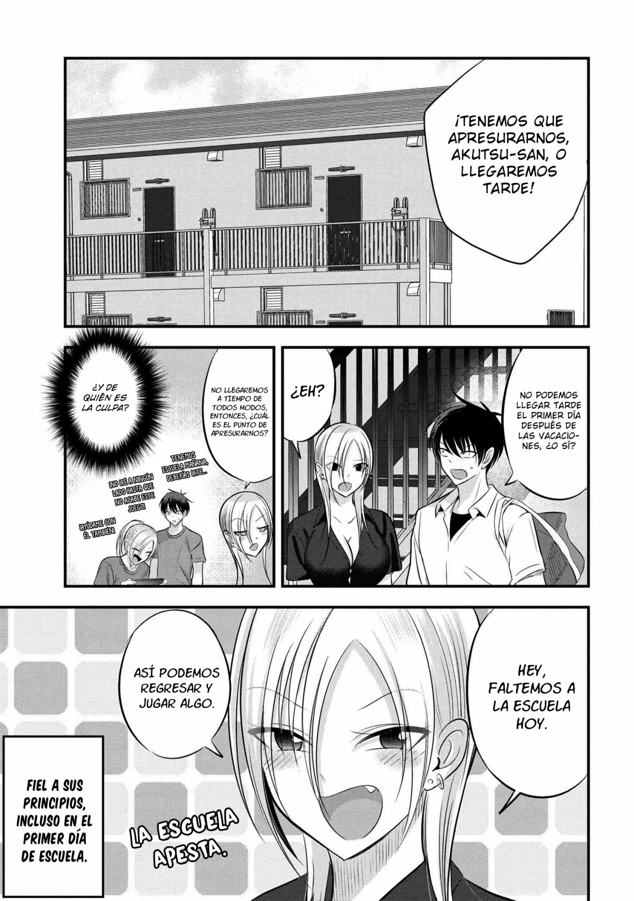 Por favor ve a casa, ¡Akutsu-san! Capítulo 89 - Page 3
