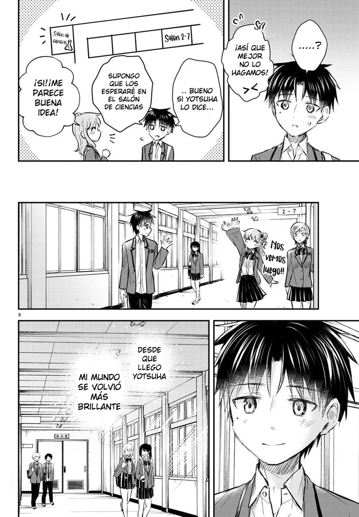 Kimi wa Yotsuba no Clover Capítulo 15 - Page 8