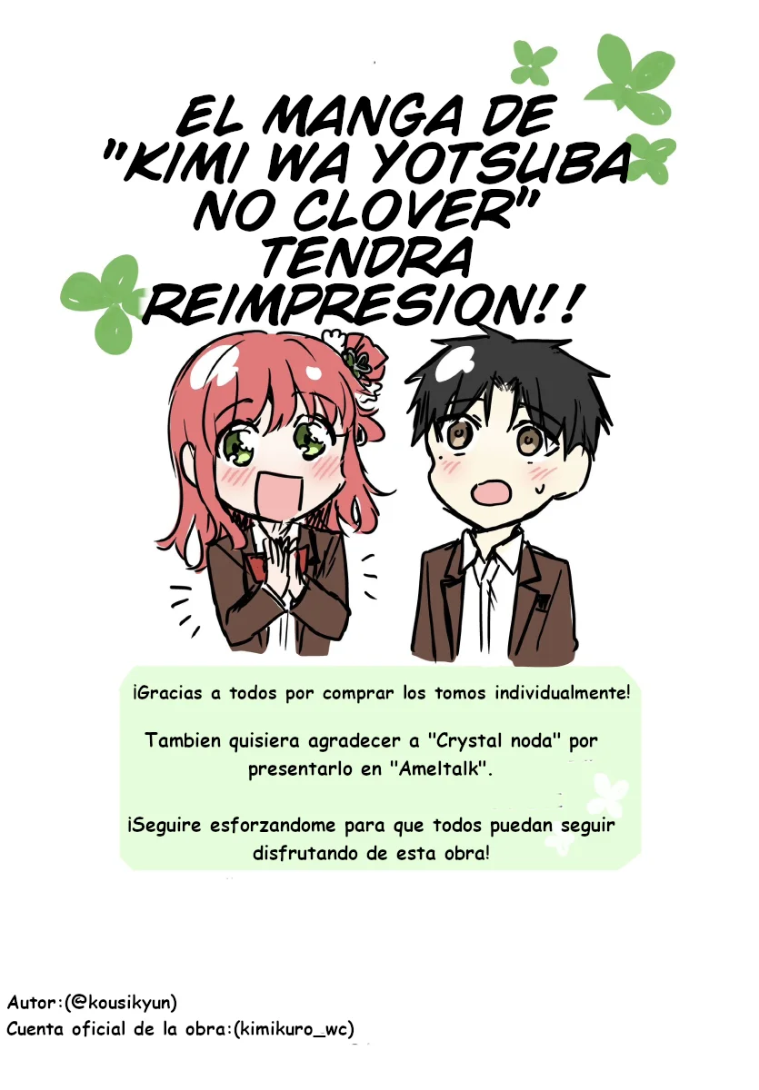 Kimi wa Yotsuba no Clover Capítulo 29 - Page 20