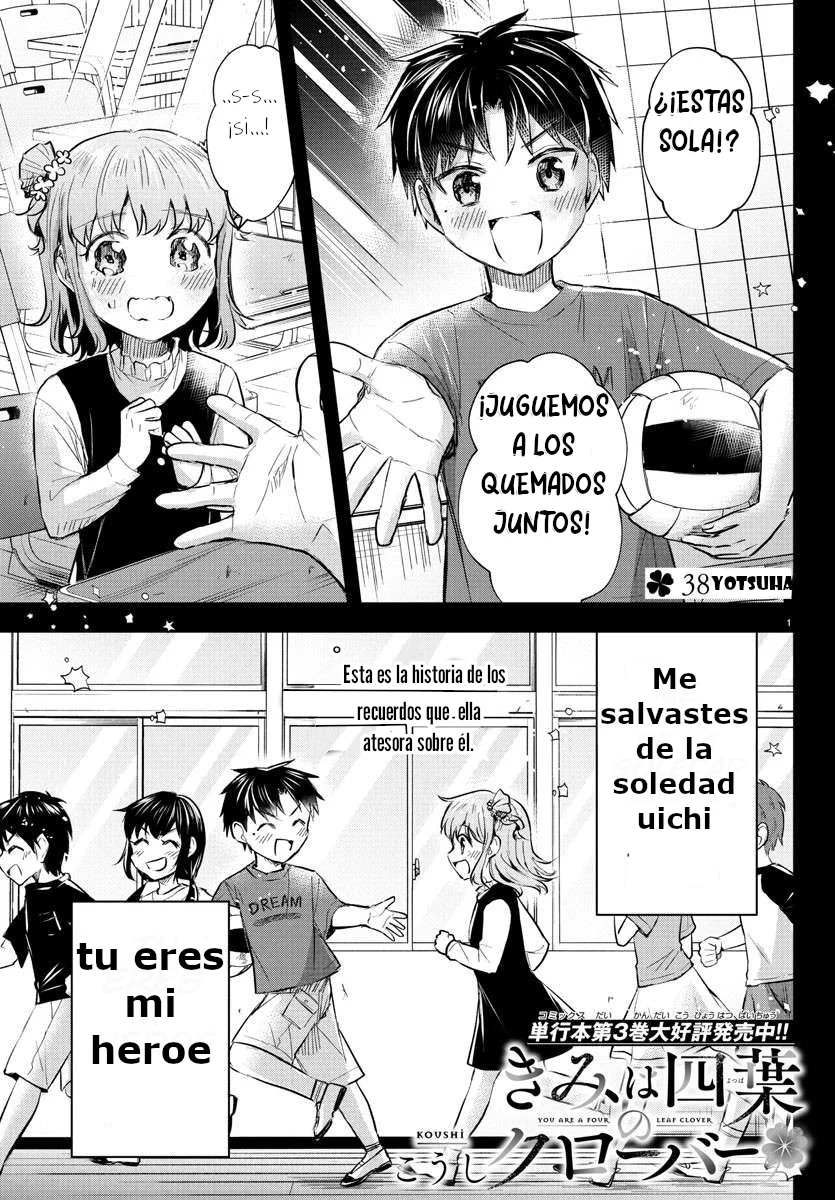 Kimi wa Yotsuba no Clover Capítulo 38 - Page 1