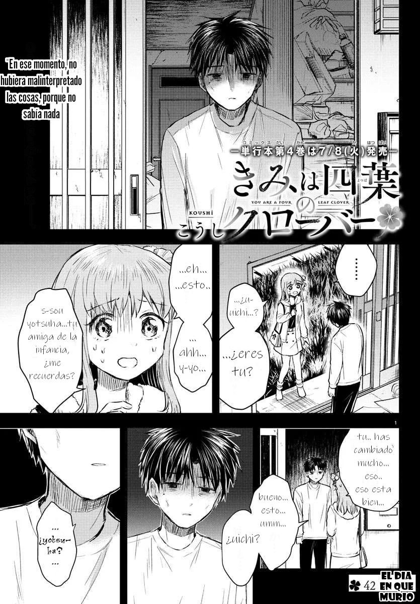 Kimi wa Yotsuba no Clover Capítulo 42 - Page 1