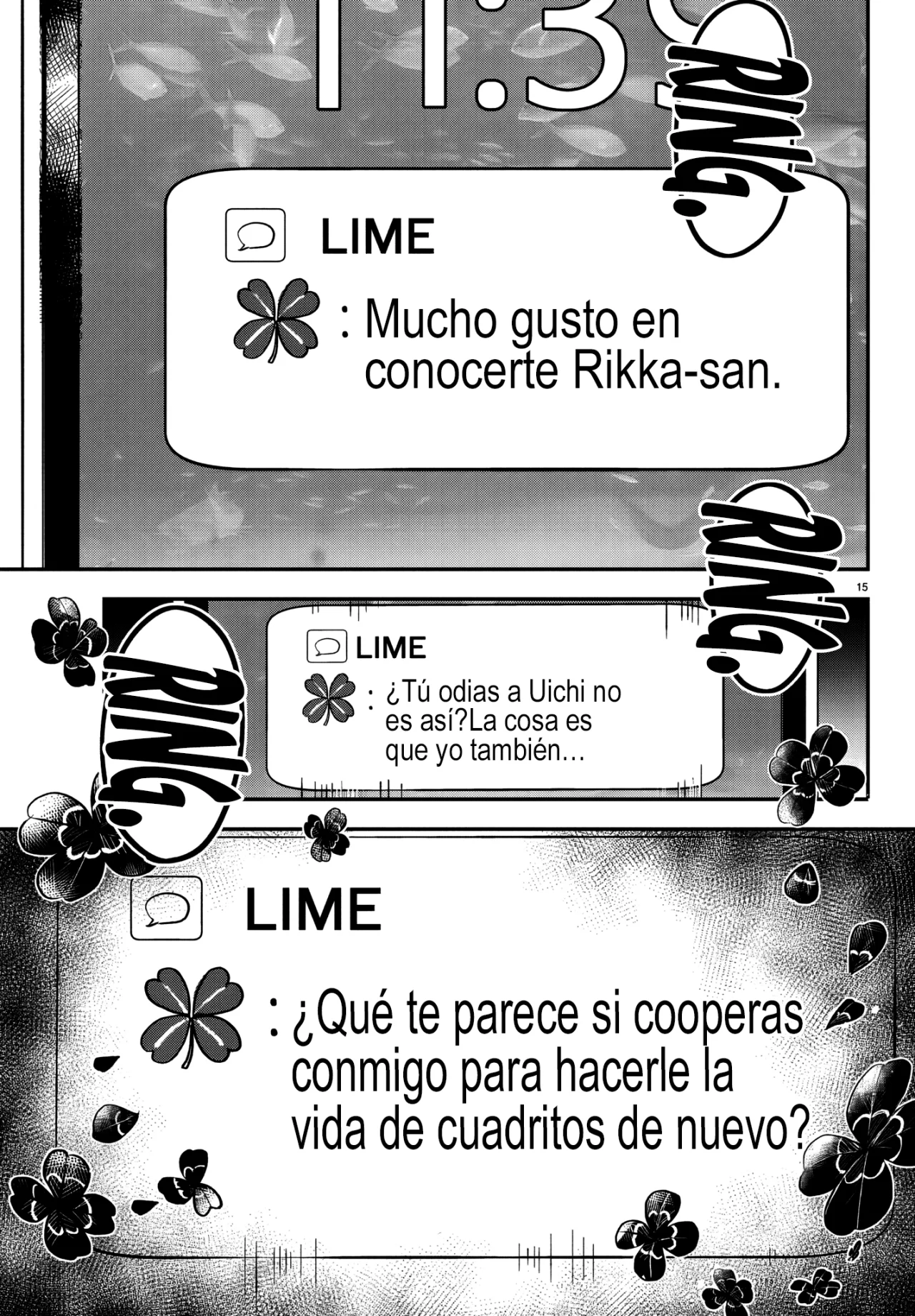 Kimi wa Yotsuba no Clover Capítulo 50 - Page 18